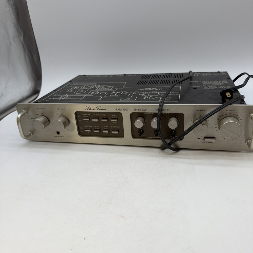 vintage Phase Linear Model 3500 Series Two Preamplifier